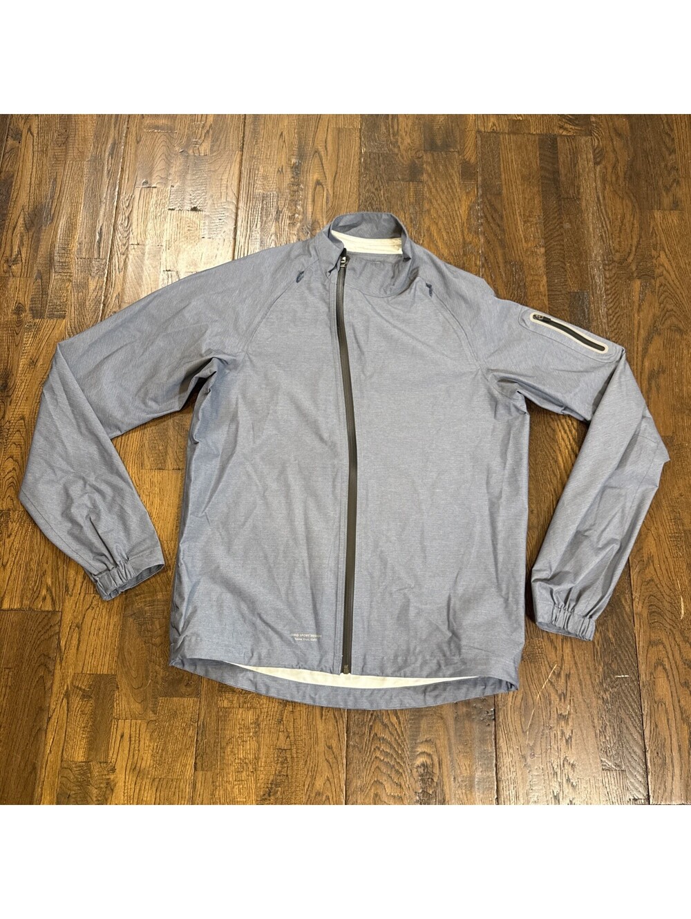 Giro Sport Design Jacket Mens Medium Gray Pertex Shield Cycling Windbreaker